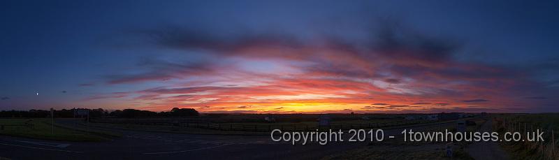 beadnell sunset.jpg - Beadnell sunset panorama